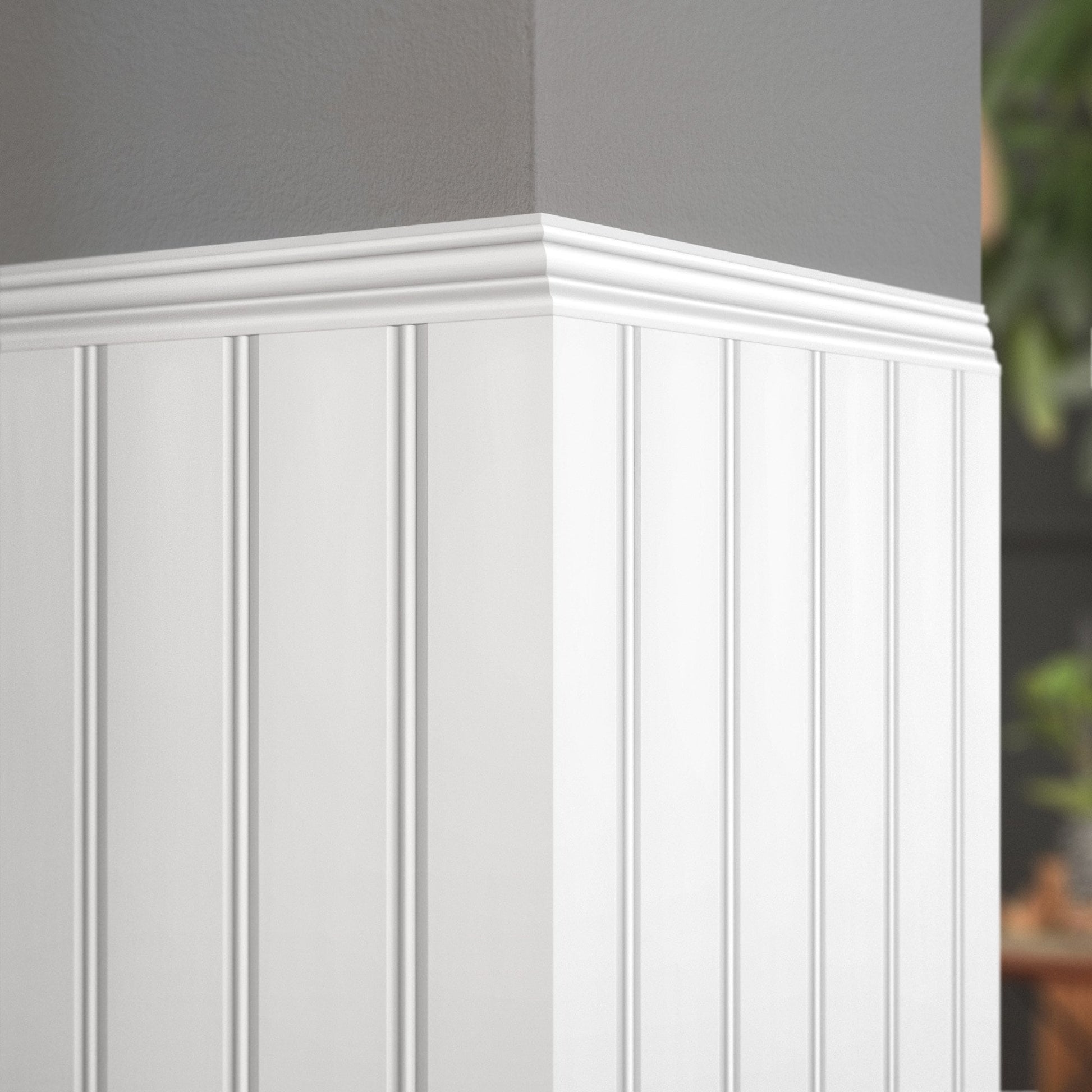 White - 2.4m Painted T&G Moulding (120094)