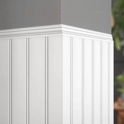 White - 2.4m Painted T&G Moulding (120094)