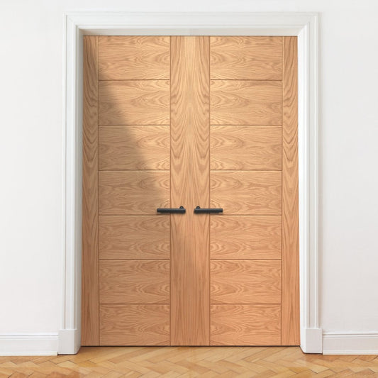 Internal Oak Fully Finished Pedrena Pair Door (121369)