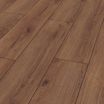 Norfolk Oak Coffee - Robusto Villa 12mm Laminate Flooring (124610)