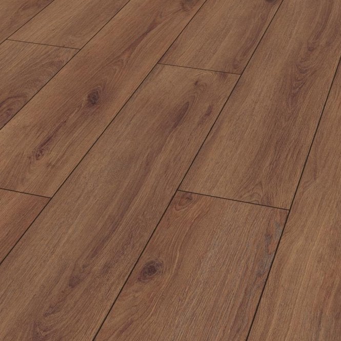 Norfolk Oak Coffee - Robusto Villa 12mm Waterproof Laminate Sample