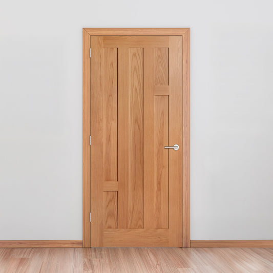 Oak Internal Fully Finished Stamford 5 Panel FD30 Fire Door (108076)