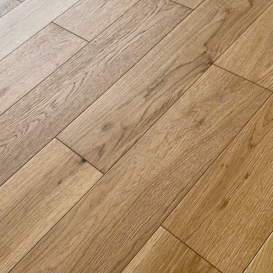 Natural Oak - 18mm Brushed and Oiled Solid Real Wood Flooring (LIBSO18x125)