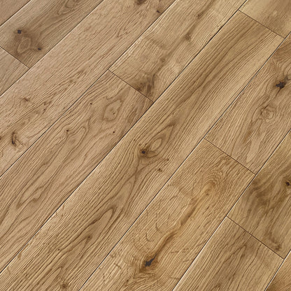 Natural Oak - 18mm UV Lacquered Solid Real Wood Flooring (LIBSO18x90)