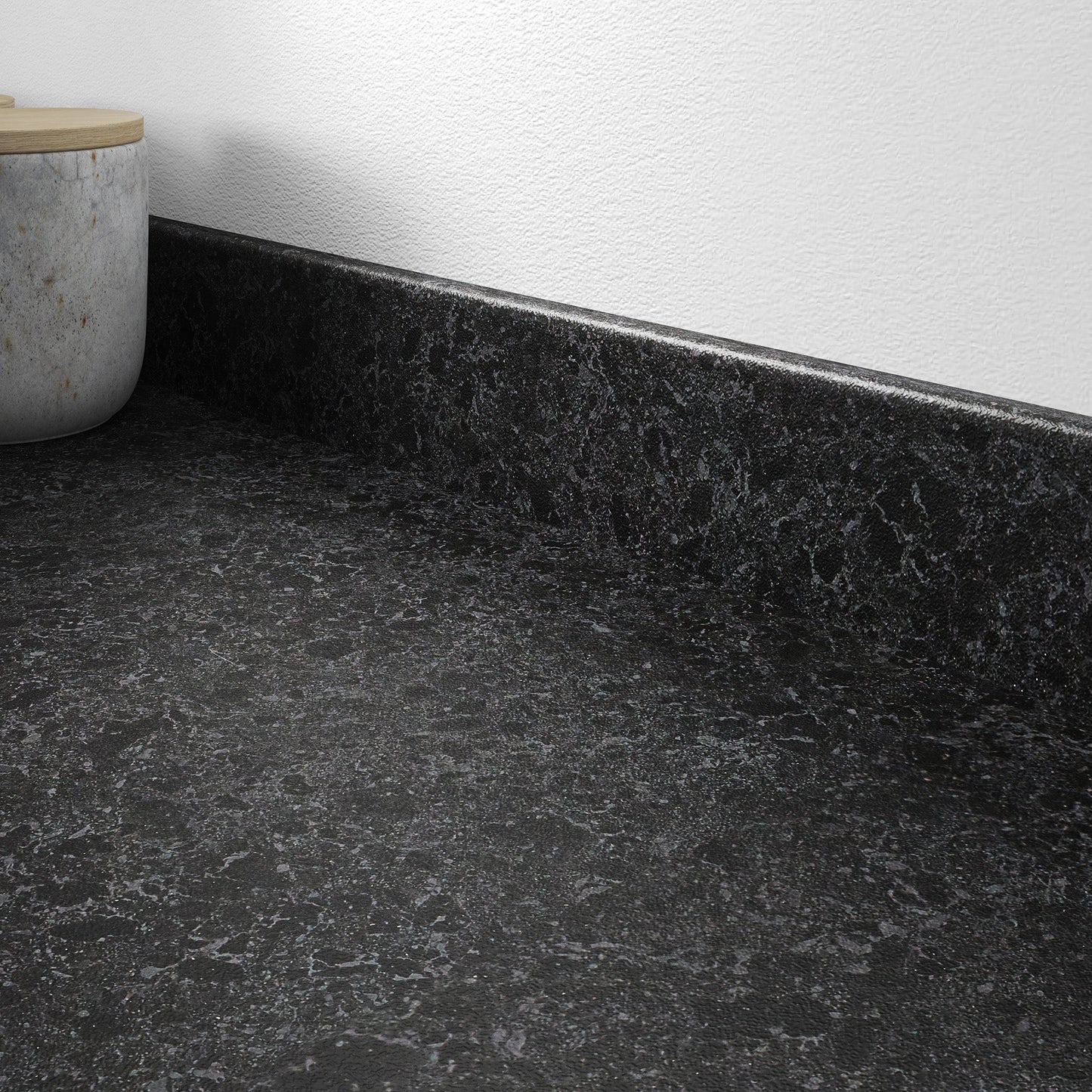 Midnight Granite - Rounded Edge Upstand 3000mm