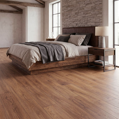 Firebrand Oak - Eurohome Vario+ 12mm Laminate Flooring
