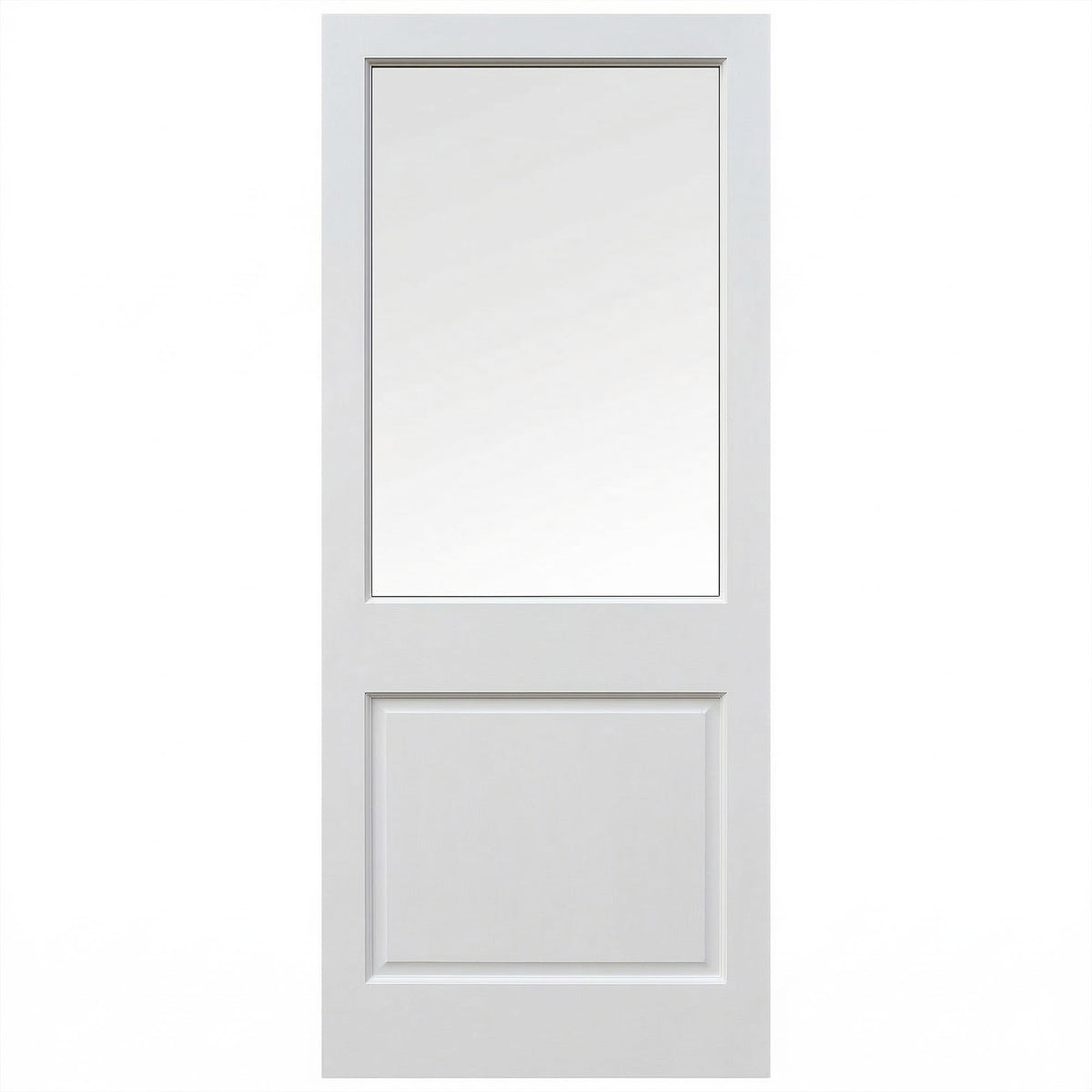 External White Primed 2XG Clear Double Glazed Door (LOL2XGWP)