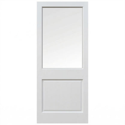 External White Primed 2XG Clear Double Glazed Door (LOL2XGWP)