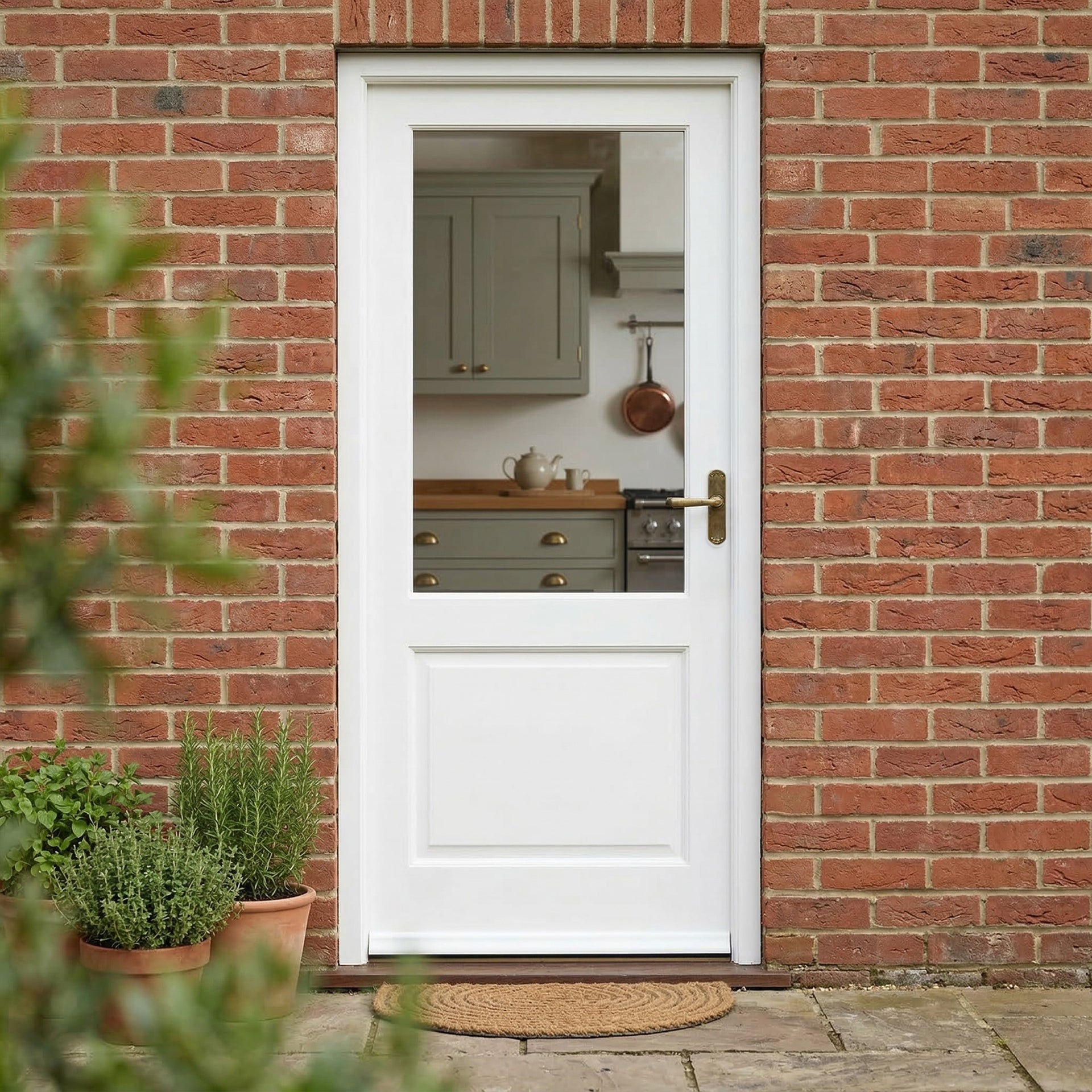 External Primed 2XG Clear Double Glazed Door