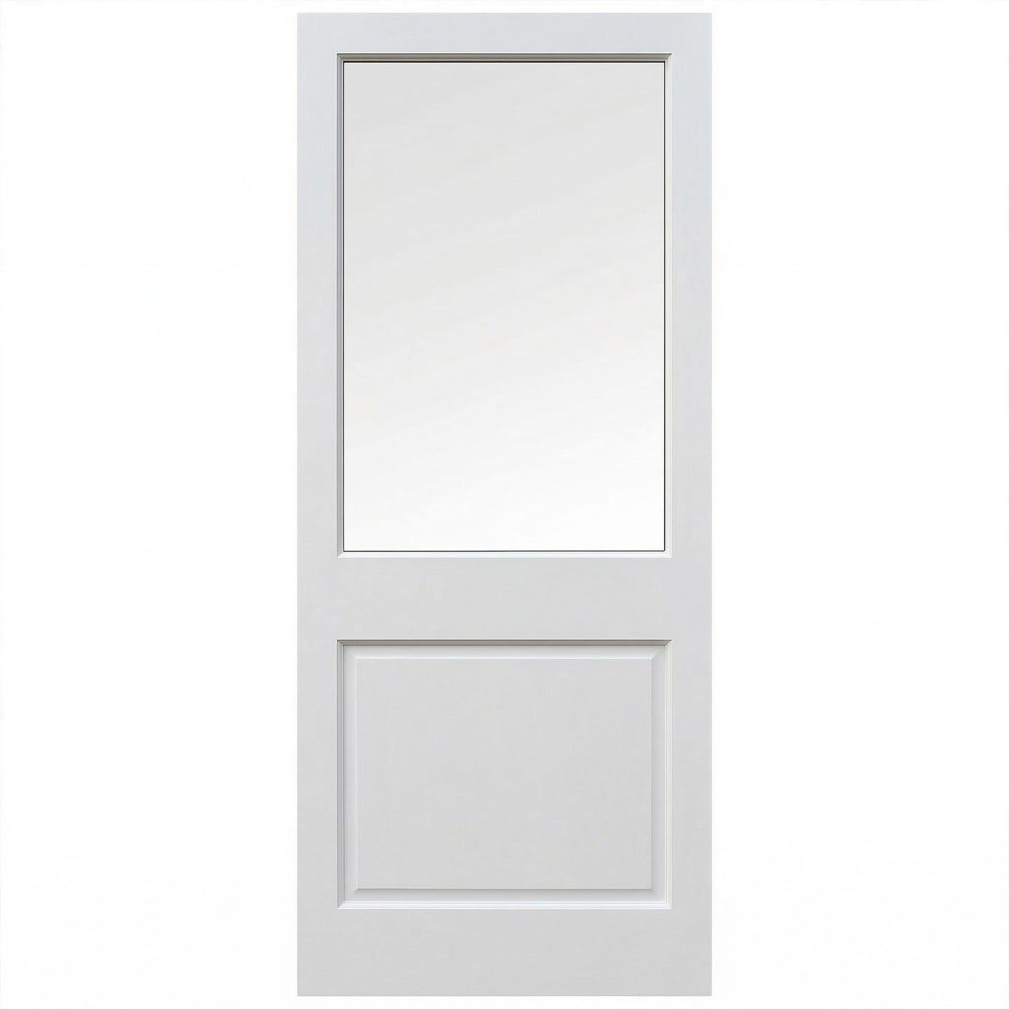 External White Primed 2XG Clear Double Glazed Door (LOL2XGWP)