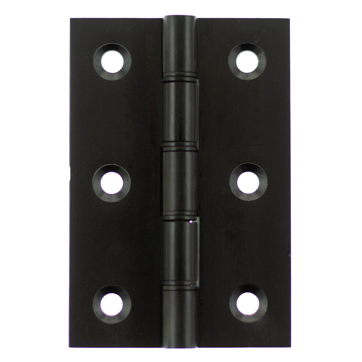 76mm (3'') Washered Hinges - Matt Black