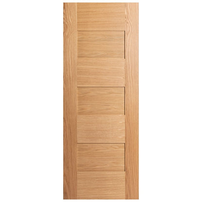 Oak Internal Fully Finished Edison 7 Panel FD30 Fire Door (108072)