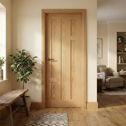 Oak Internal Fully Finished Stamford 5 Panel Door