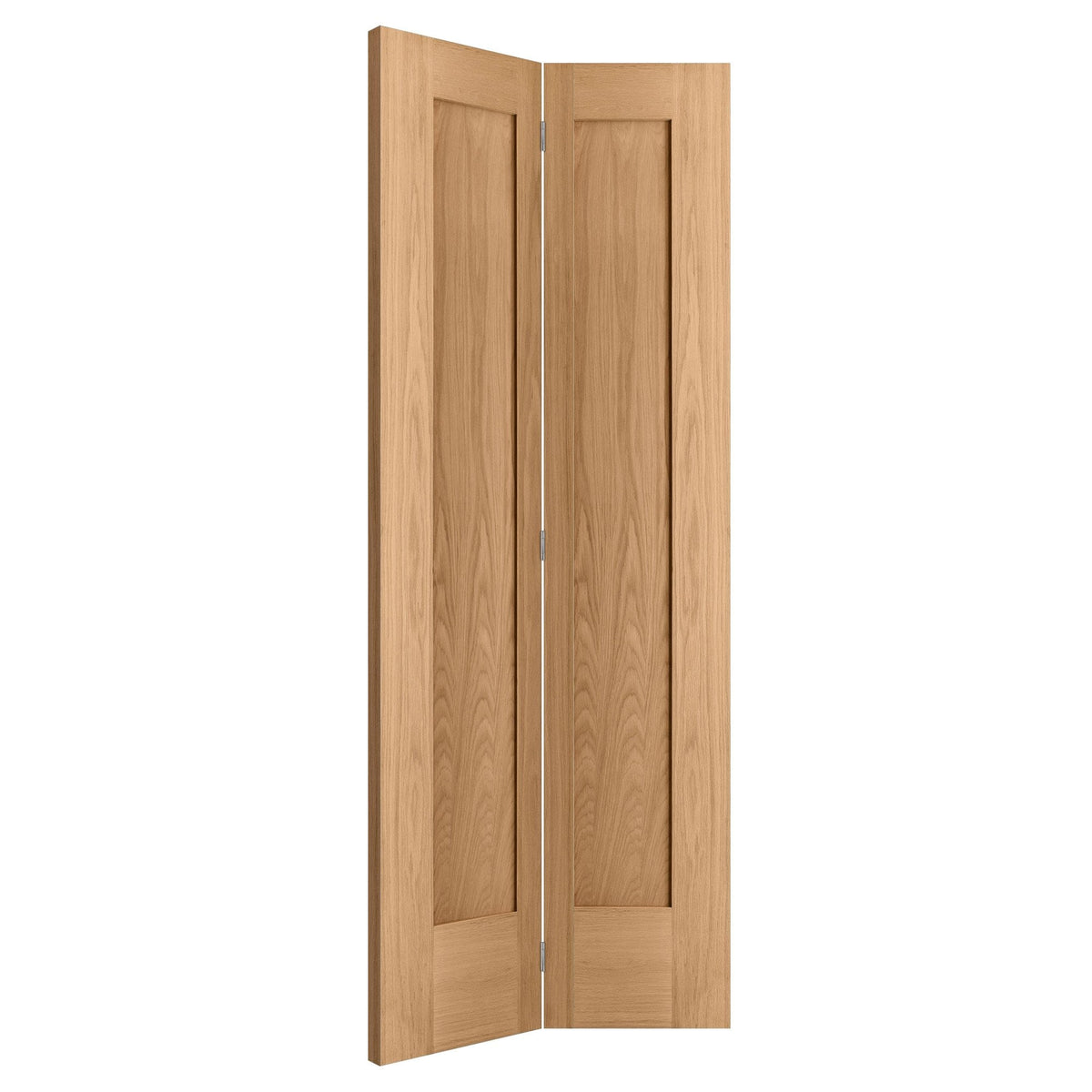Oak Internal Unfinished Bi-fold Pattern 10 2 Panel Door (108135)