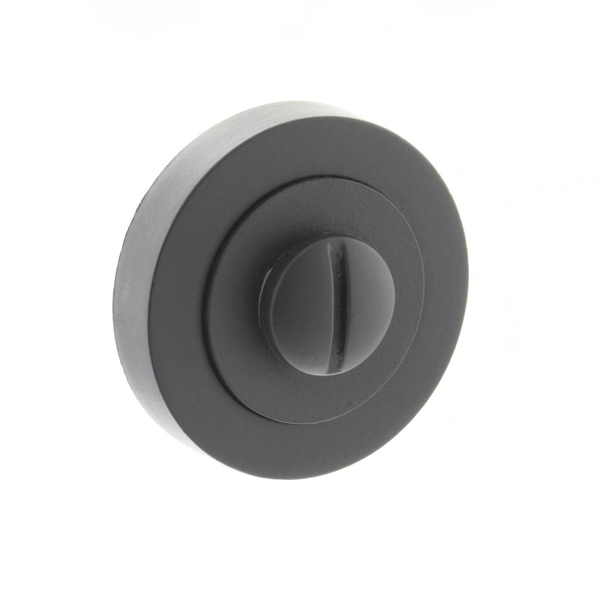 Status WC Turn and Release On Round Rose, Matt Black