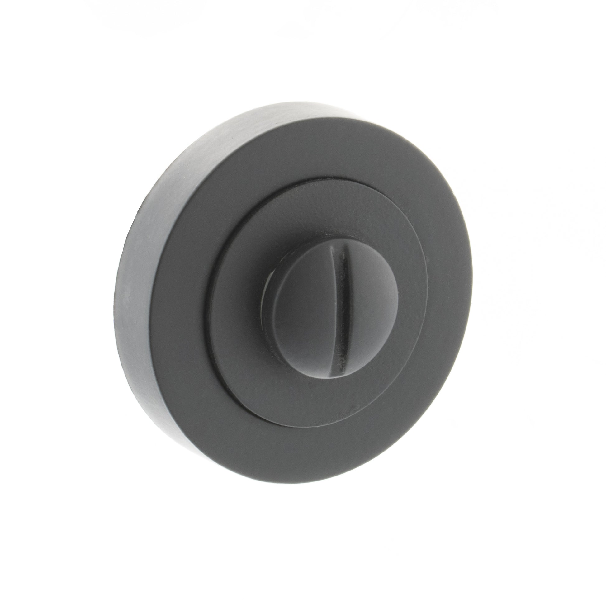 Status WC Turn and Release On Round Rose, Matt Black