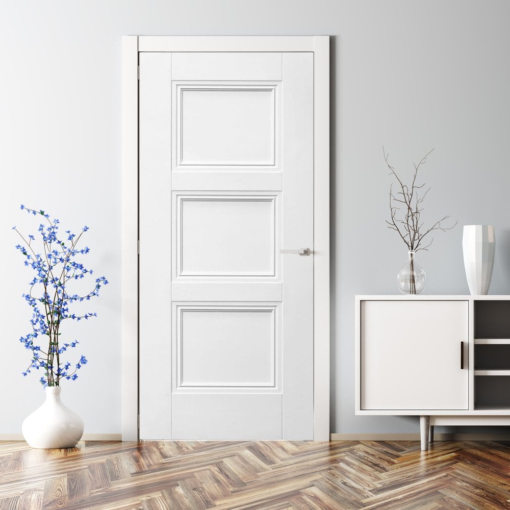 White Internal Primed Elegance Ripley FD30 Fire Door