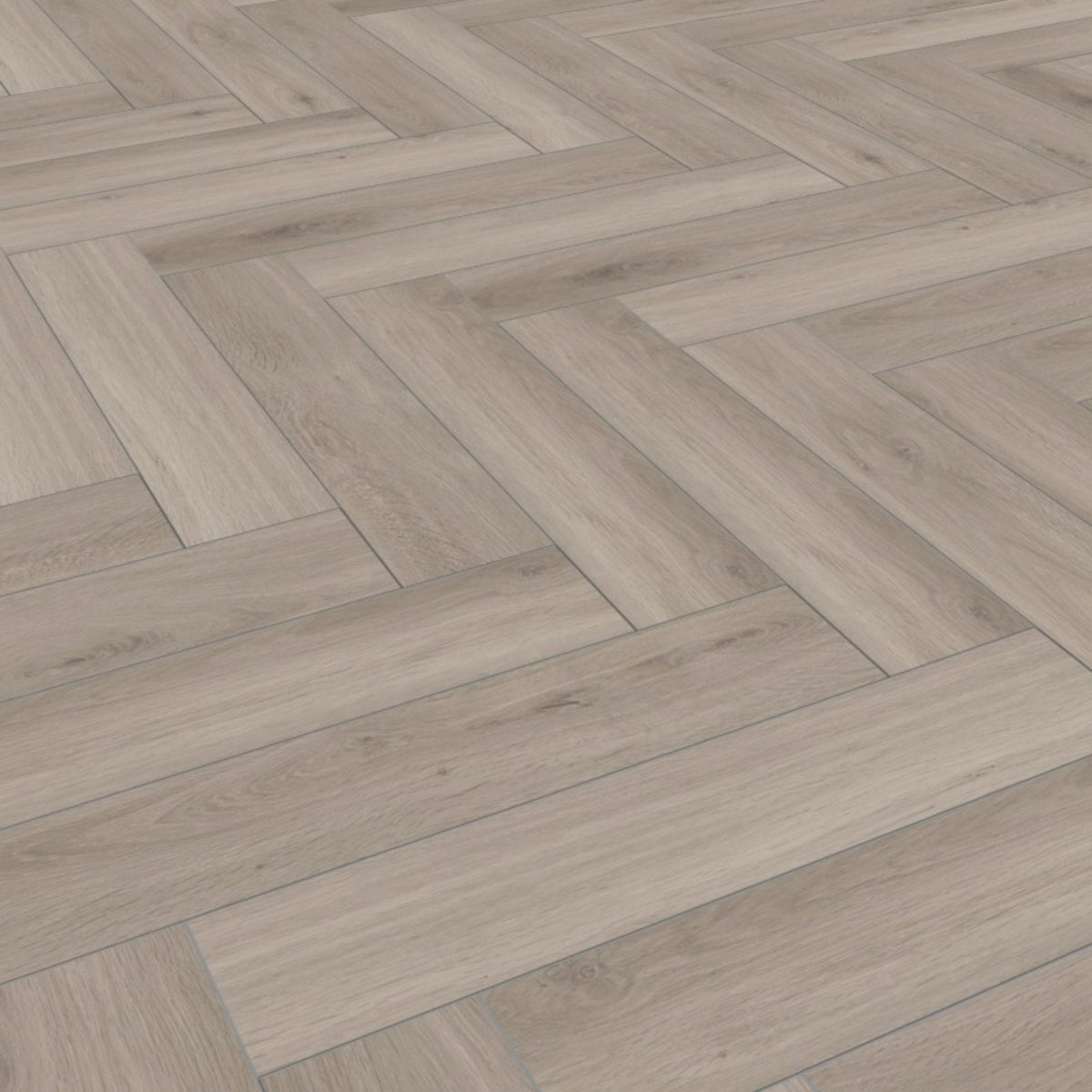 Oak Silver - Herringbone 8mm Laminate Flooring (89187)