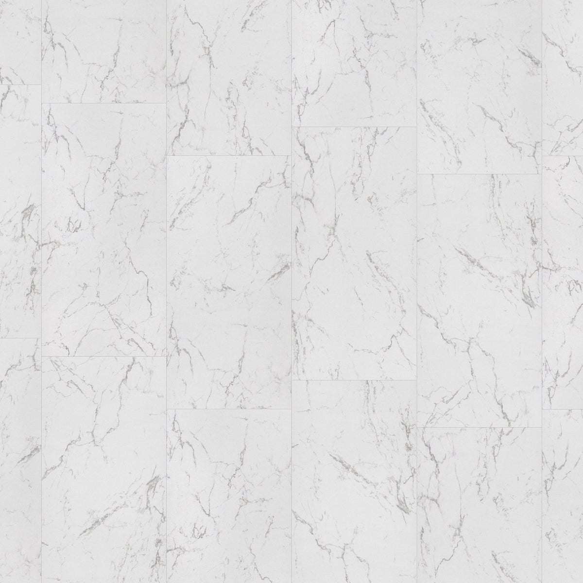 Carrara Marble - Lustre Stone 8mm High Gloss Laminate Flooring (90003)