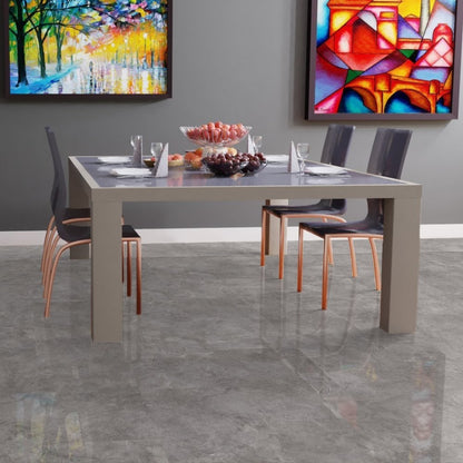 Agios Cinzento - Lustre Stone 8mm High Gloss Laminate Flooring