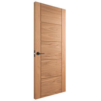 Oak Internal Unfinished Parma 5 Panel Door (93636)