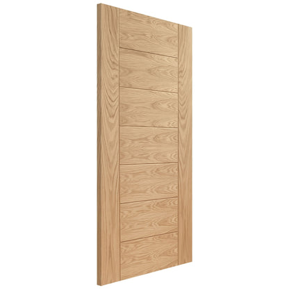 Oak Internal Fully Finished Pedrena 7 Panel Door (93638)