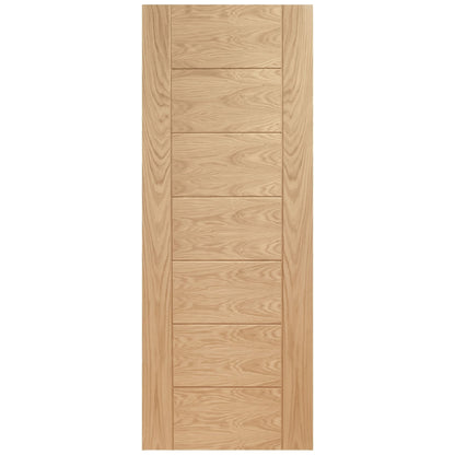Oak Internal Fully Finished Pedrena 7 Panel Door (93638)