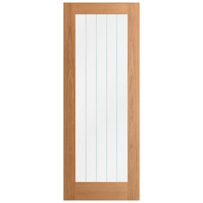 Leader Trade Internal Oak Fully Finished Pattern 10 Glazed Door (HOWOGENG)