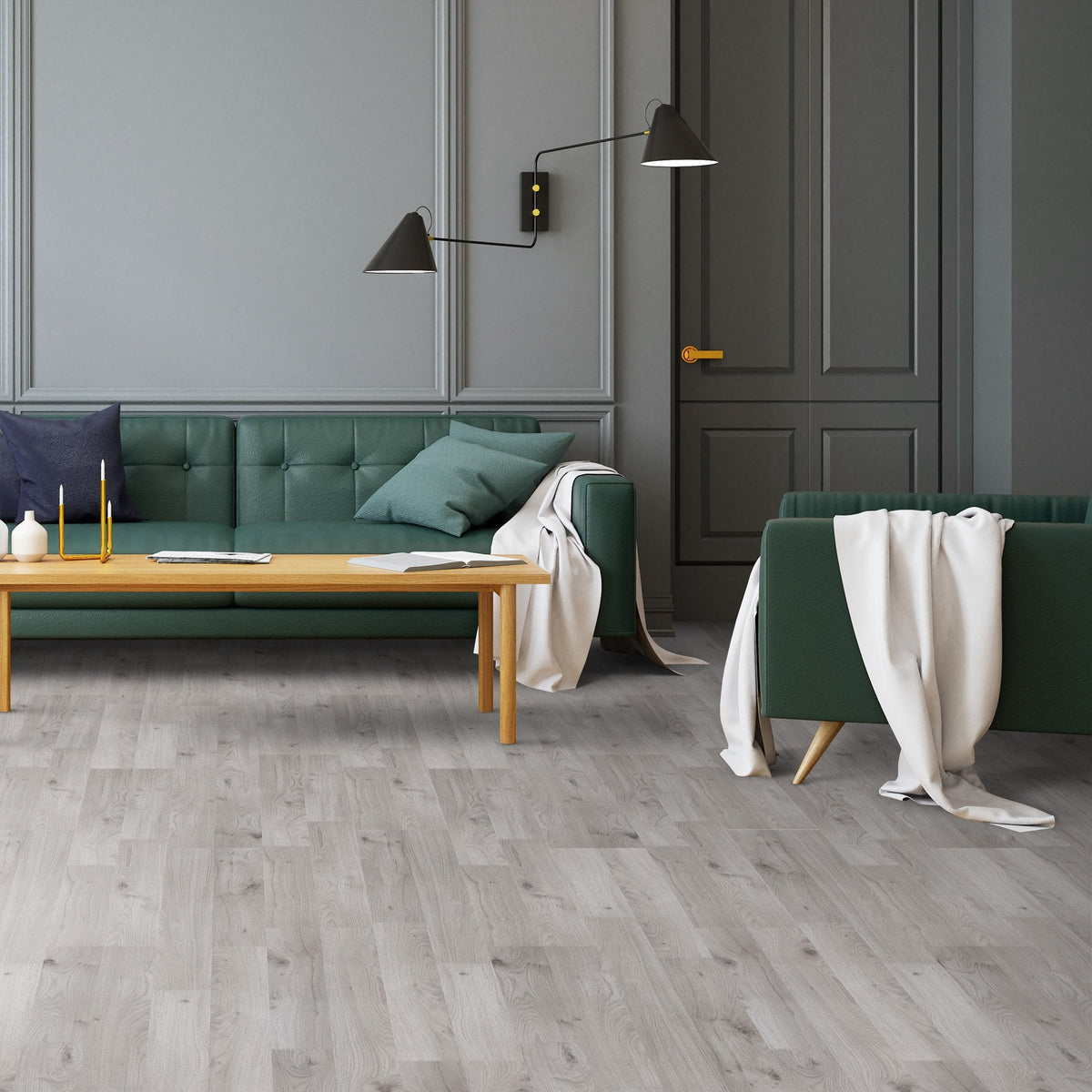 Kronotex Winter Oak Grey 7mm Laminate Flooring