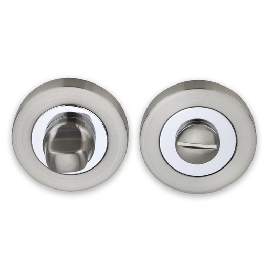 The Developer WC Turn and Release - Polished Chrome/Satin Nickel