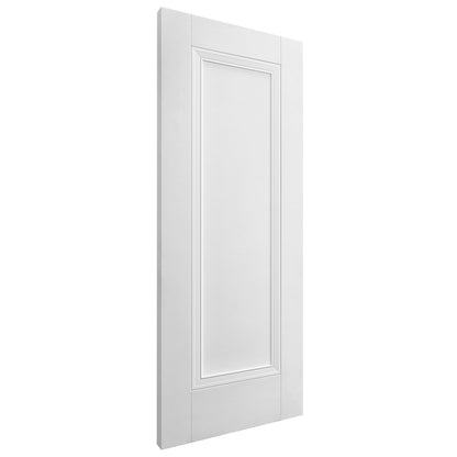 White Internal Primed Lancaster 1 Panel Fire Door (114041)