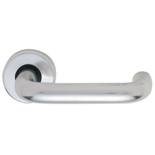 Firebrand Fire Rated Handle Set, Satin Stainless Steel
