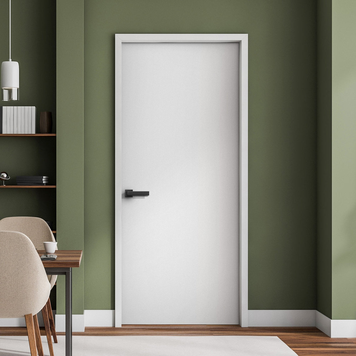 White Internal Primed Smooth Lifestyle Flush Door (116470)