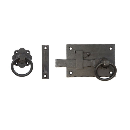 Beeswax Left Handed Cottage Door Hardware Kit