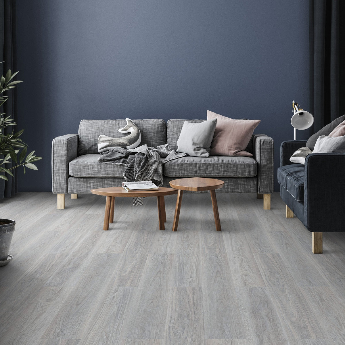 Cool Grey - Lifestyle SPC 5mm Rigid Core Vinyl Flooring (116789)