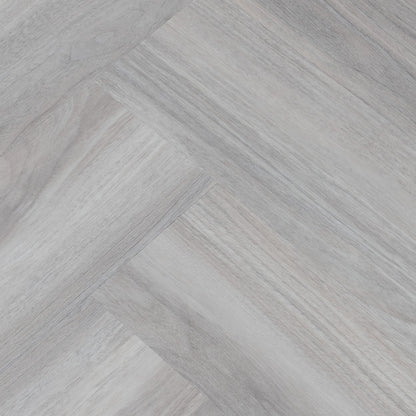 Cool Grey - Lifestyle SPC Herringbone 5.5mm Rigid Core Vinyl Flooring (116795)