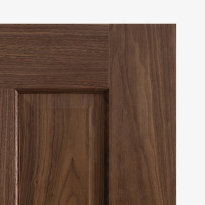 Internal Walnut  Fully Finished 4 Panel Victorian Door (117102)
