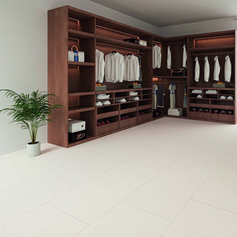 Decori - Industry Tile Water-resistant 8mm Matt Laminate Flooring (119265)