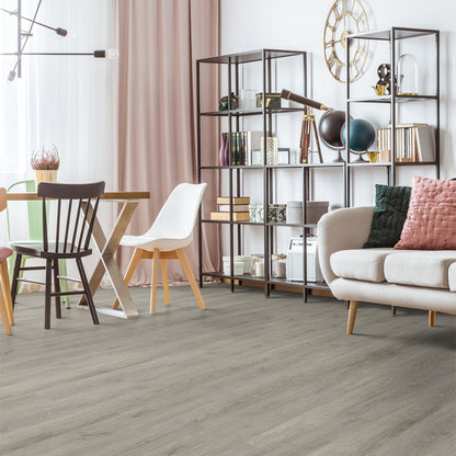Steel City Grey - Impressive 6mm Rigid Core Vinyl Flooring (119558)