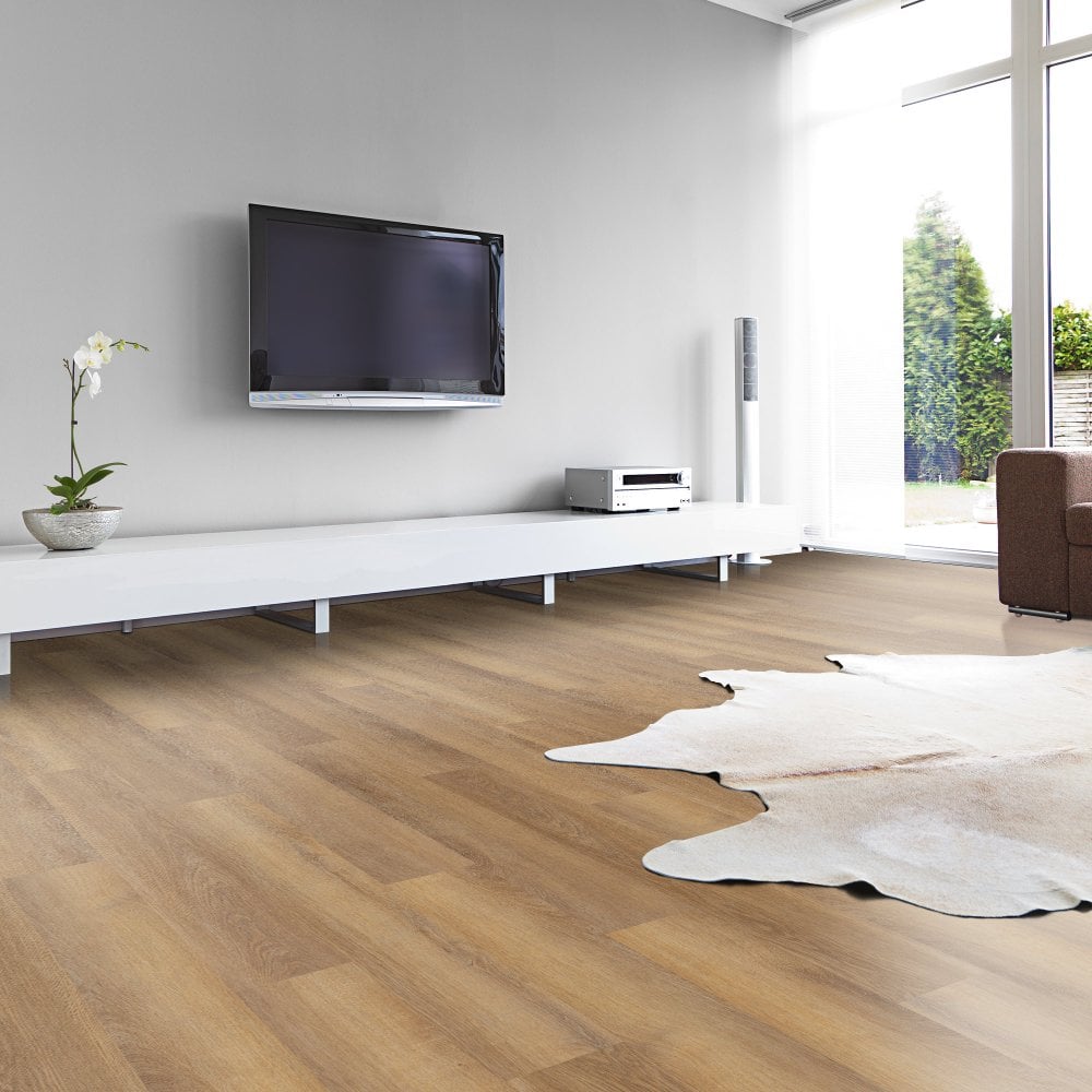 Natural Oak - Impressive 6mm Rigid Core Vinyl Flooring (119555)