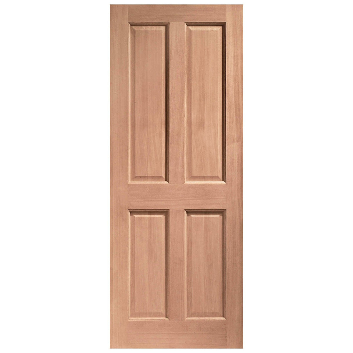 Unfinished Hardwood External 4 Panel Door (EXTHW4P)