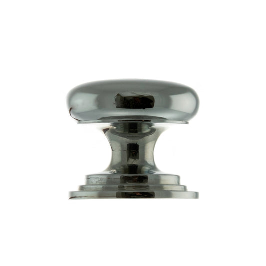 Victorian Louvre Door Knob - Polished Chrome
