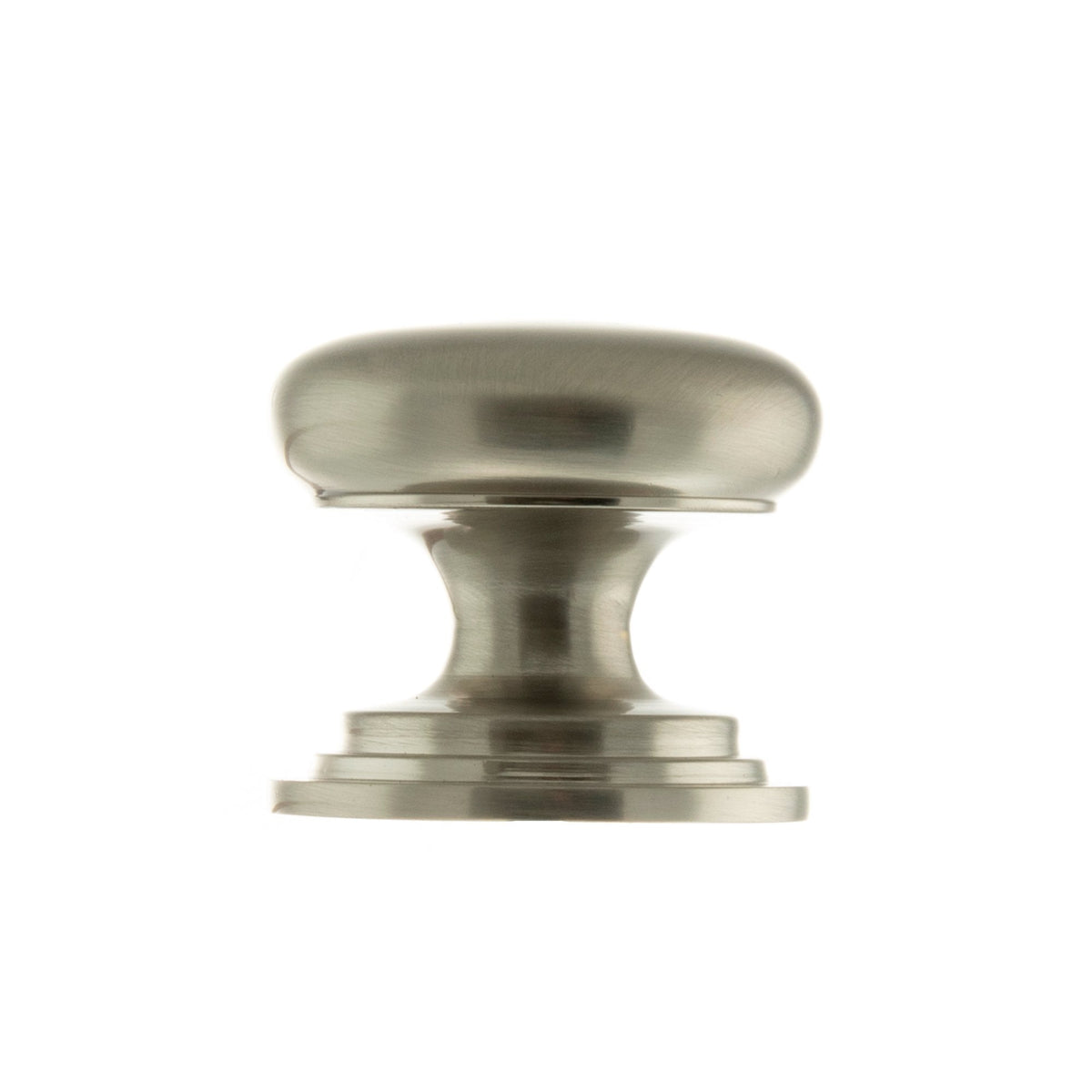 Victorian Louvre Door Knob - Satin Nickel