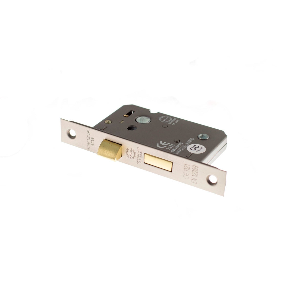 (3'') CE Bathroom Lock - Gun Metal