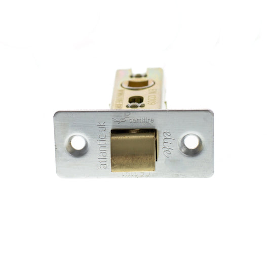78mm (3'') CE13 Bolt Through Tubular Latch - Satin Chrome