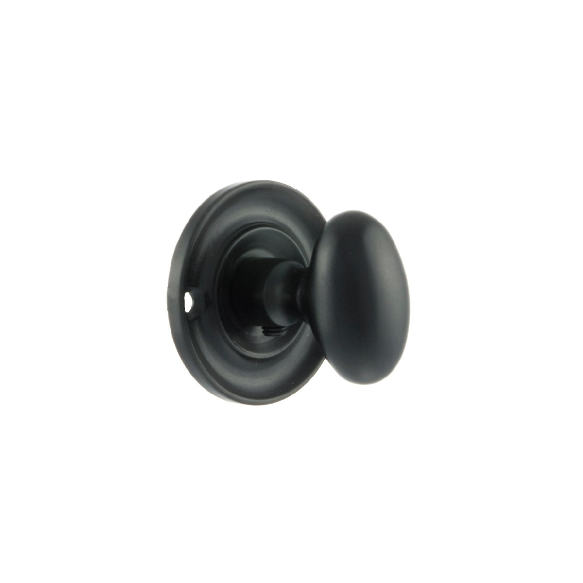 Old English WC Turn and Release Knob - Matt Black