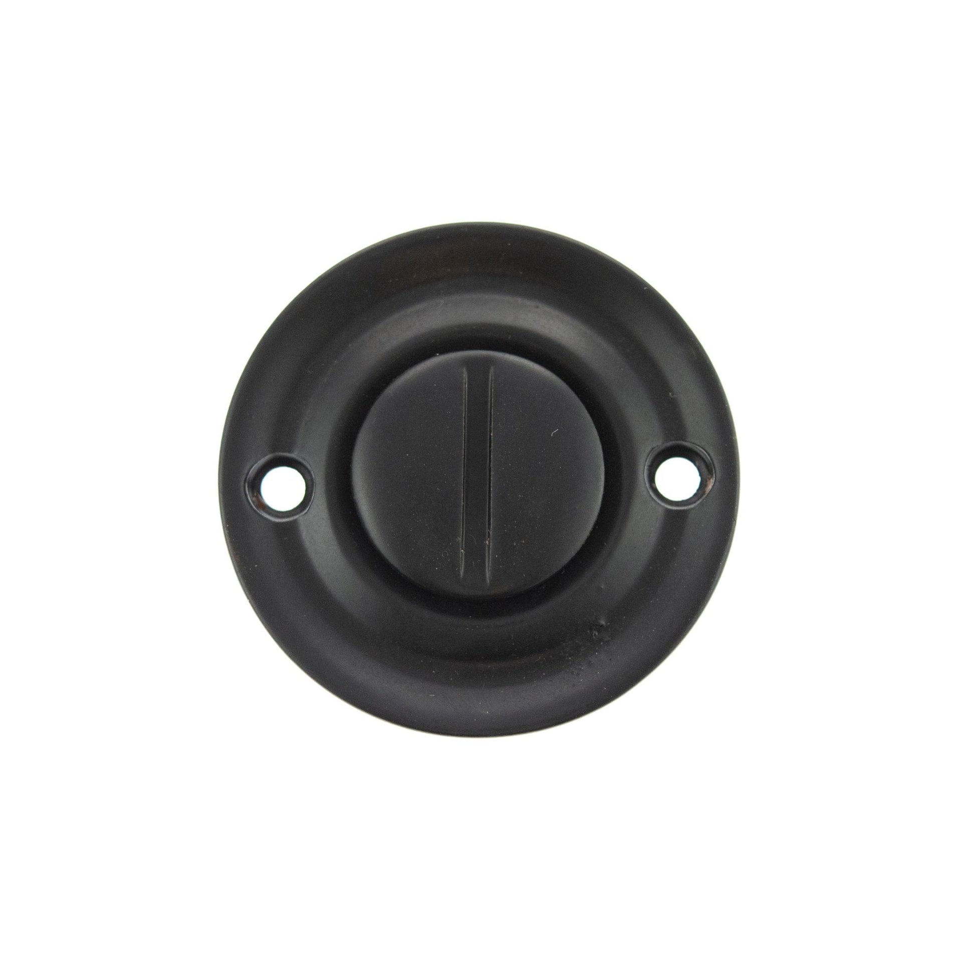 Old English WC Turn and Release Knob - Matt Black