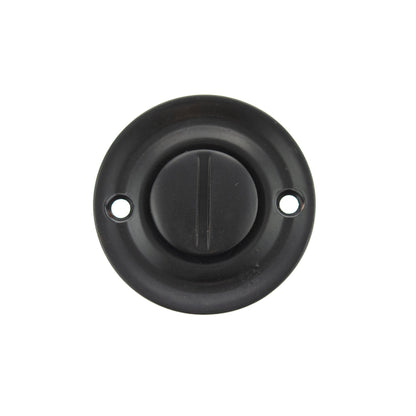 Old English WC Turn and Release Knob - Matt Black