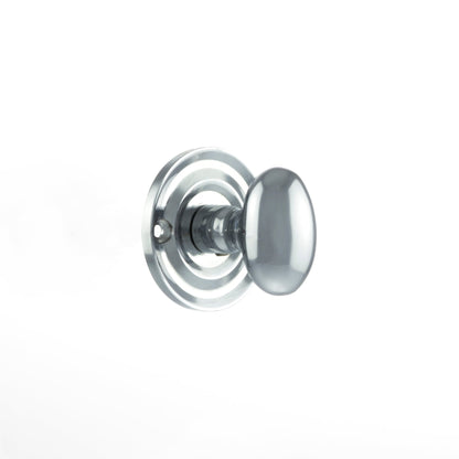 Old English WC Turn and Release Knob - Polished Chrome