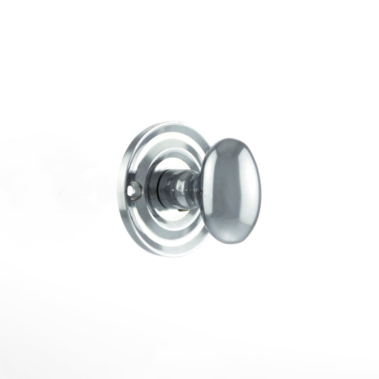Old English WC Turn and Release Knob - Polished Chrome